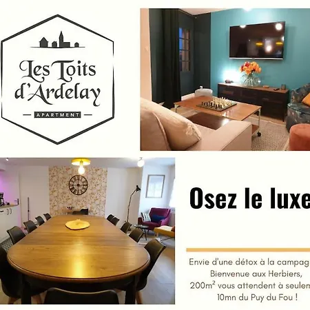 La Smala, Grand Gite Familial De 6 Chambres Avec 6 Salles De Bain Et 6 Wc Proche Du Puydufou Apartment